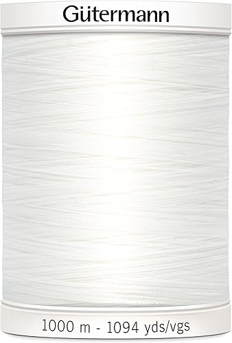 Gütermann Sew-All Thread, 1,094 yd, Nu White