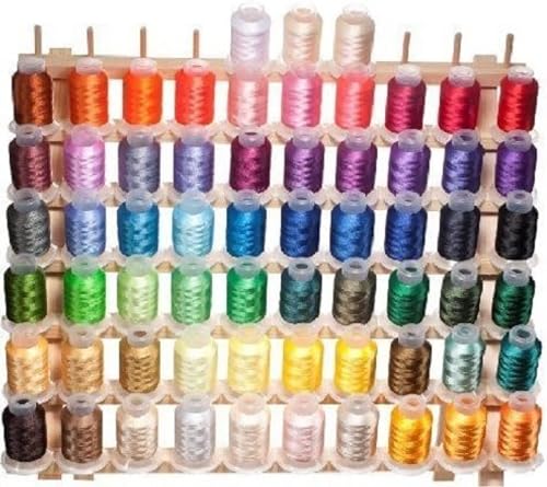 Embroidex 63-Color Polyester Embroidery Machine Thread