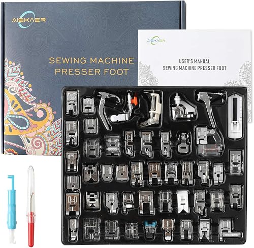 Aiskaer 48-Piece Presser Foot Set