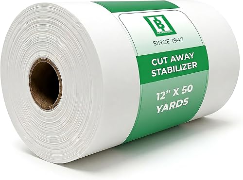HBI Cut-Away Stabilizer, 2.5 oz, 12 in. x 50 yd