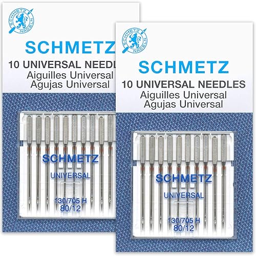 SCHMETZ Universal Needles, Size 80/12 (2 Cards)