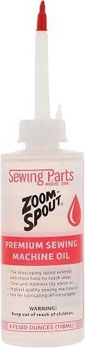 Sewable Sewing Machine Oil with Zoom Spout